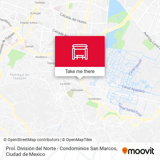 Mapa de Prol. División del Norte - Condominios San Marcos