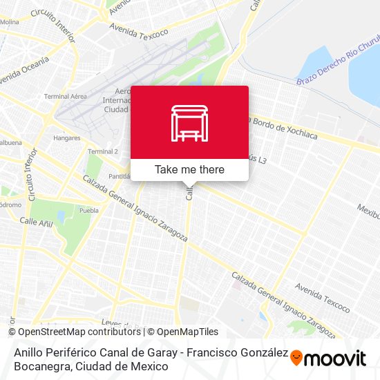 Anillo Periférico Canal de Garay - Francisco González Bocanegra map