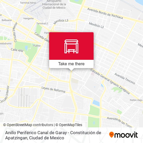 Anillo Periférico Canal de Garay - Constitución de Apatzingan map