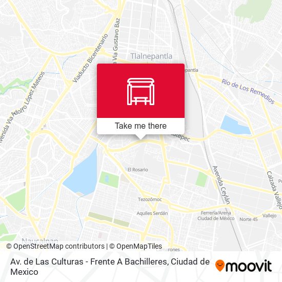 Av. de Las Culturas - Frente A Bachilleres map