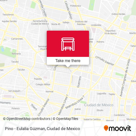 Pino - Eulalia Gúzman map