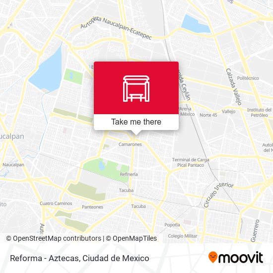 Mapa de Reforma - Aztecas