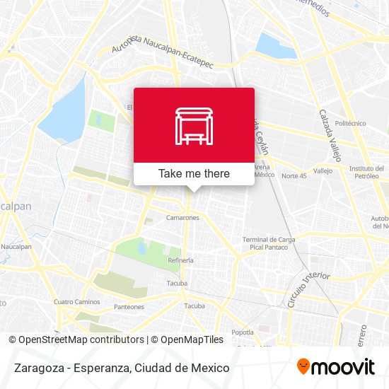 Zaragoza - Esperanza map