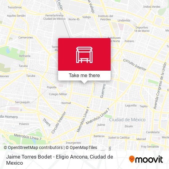 Mapa de Jaime Torres Bodet - Eligio Ancona