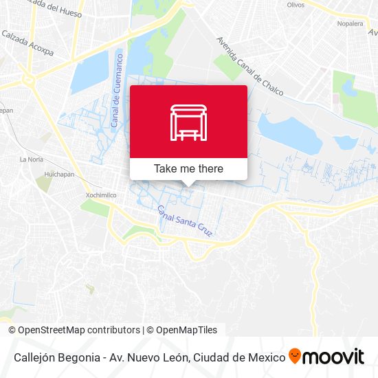 Mapa de Callejón Begonia - Av. Nuevo León