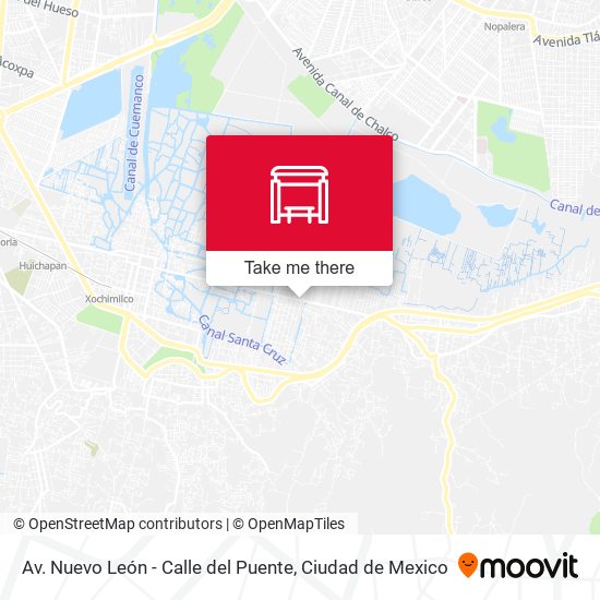Mapa de Av. Nuevo León - Calle del Puente