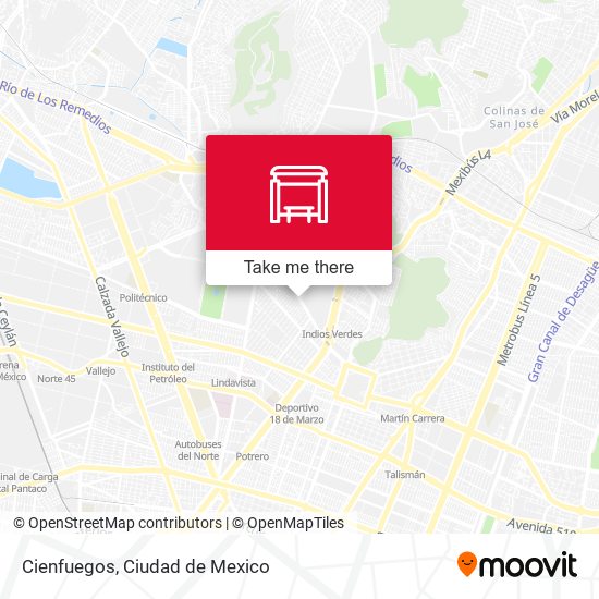 Mapa de Cienfuegos