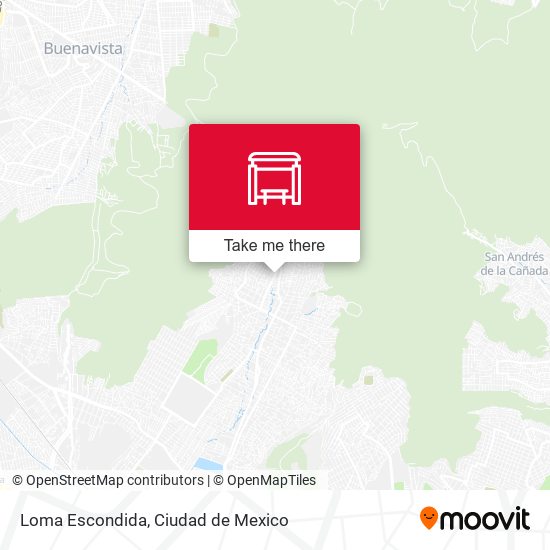 Mapa de Loma Escondida