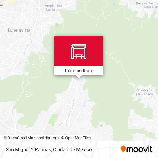 San Miguel Y Palmas map