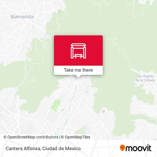 Mapa de Cantera Alfonsa