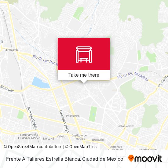 Frente A Talleres Estrella Blanca map