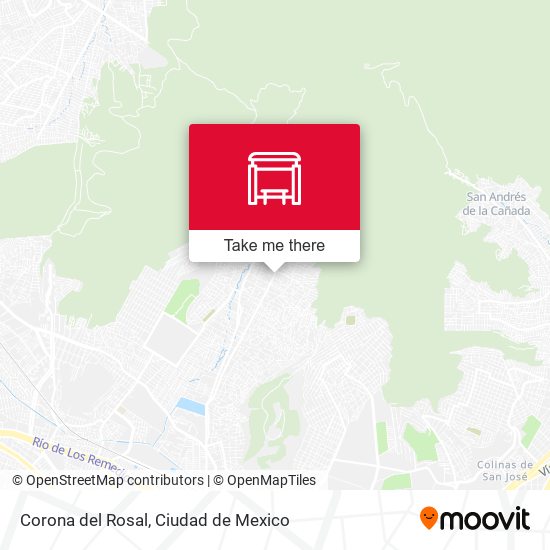 Corona del Rosal map