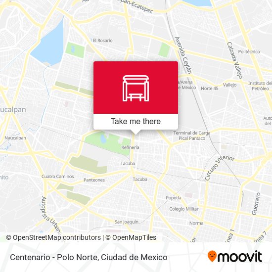 Centenario - Polo Norte map