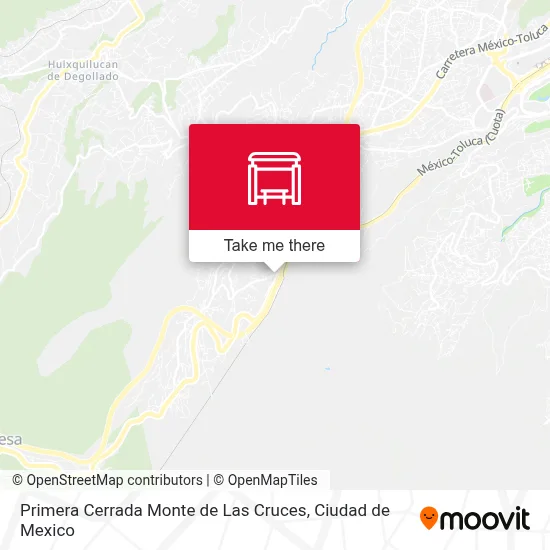 Primera Cerrada Monte de Las Cruces map