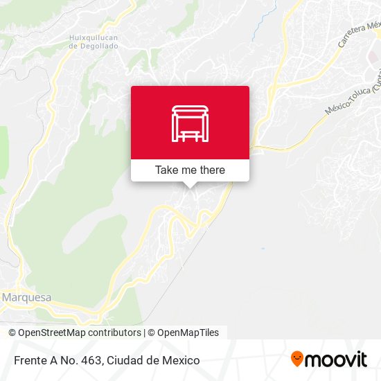 Frente A No. 463 map