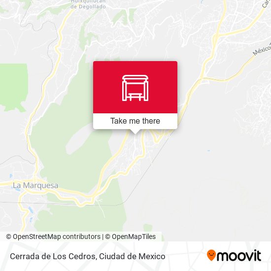 Mapa de Cerrada de Los Cedros