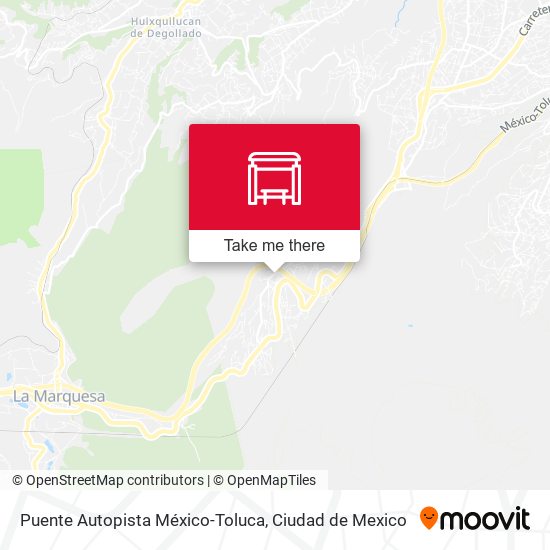 Puente Autopista México-Toluca map