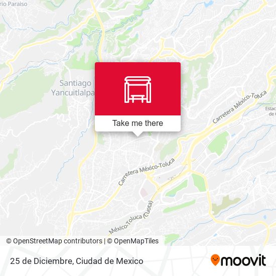 Mapa de 25 de Diciembre
