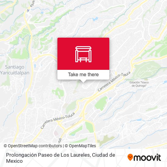 Prolongación Paseo de Los Laureles map