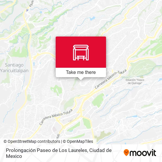 Prolongación Paseo de Los Laureles map