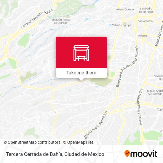 Tercera Cerrada de Bahía map
