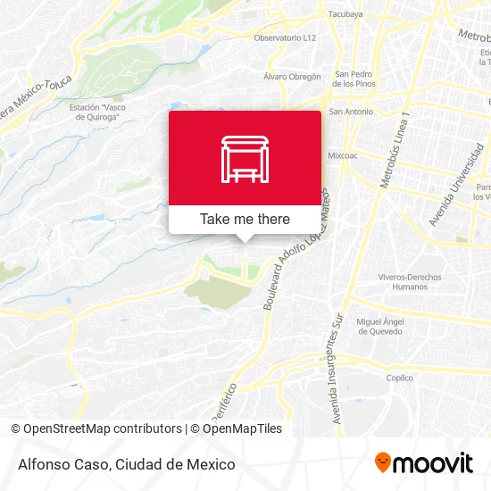 Alfonso Caso map