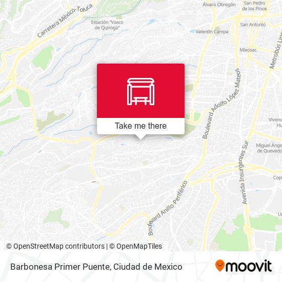 Barbonesa Primer Puente map