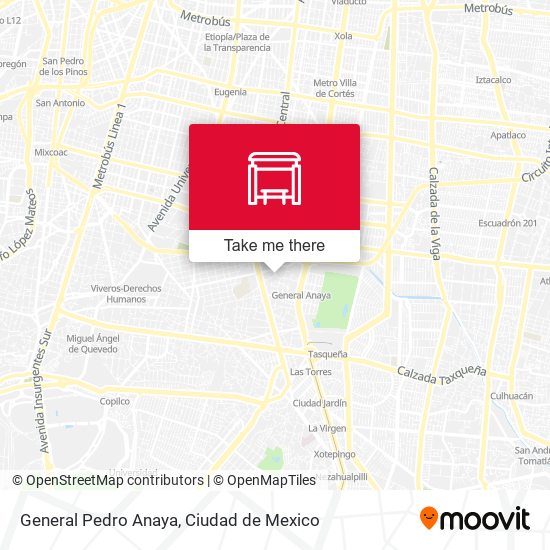 General Pedro Anaya map