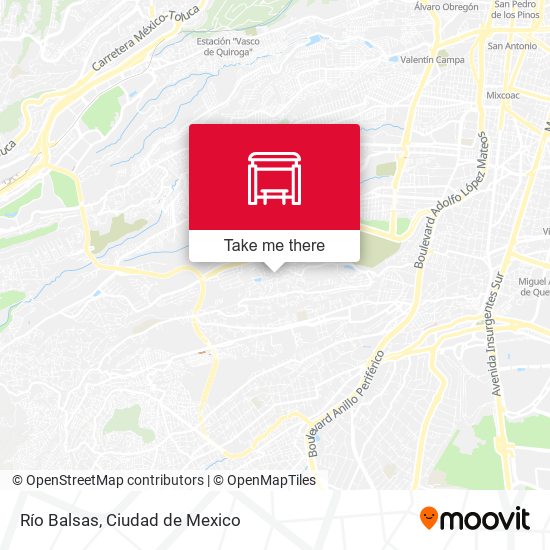 Mapa de Río Balsas