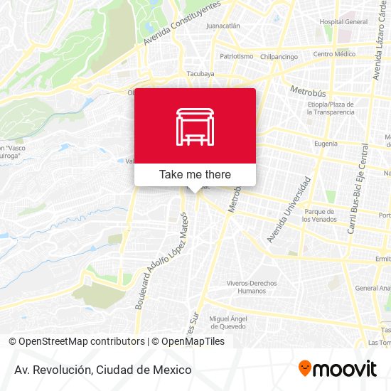 Av. Revolución map