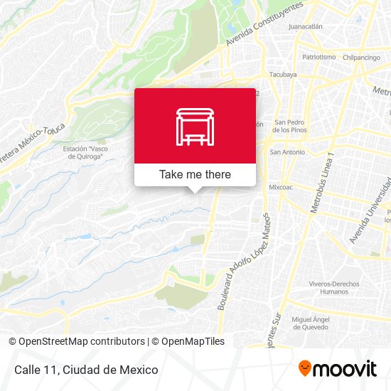 Calle 11 map