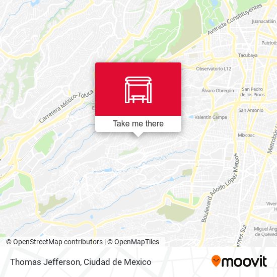 Thomas Jefferson map