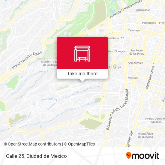 Mapa de Calle 25