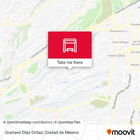Mapa de Gustavo Díaz Ordaz