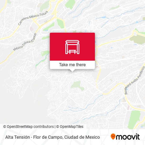 Alta Tensión - Flor de Campo map