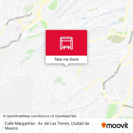 Calle Margaritas - Av. de Las Torres map