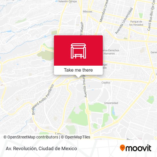 Av. Revolución map