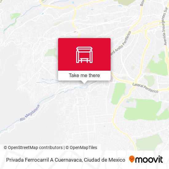 Privada Ferrocarril A Cuernavaca map