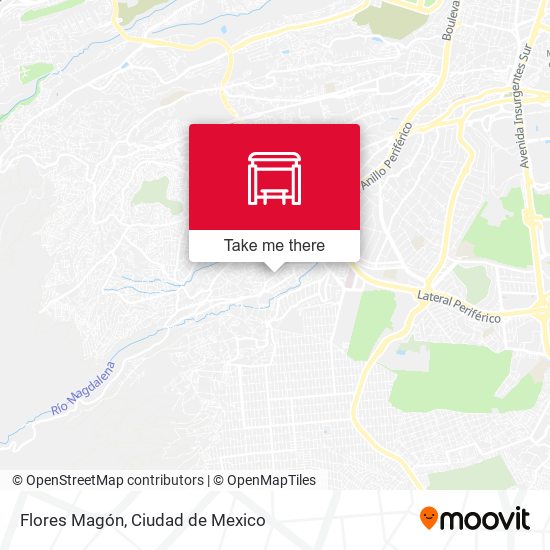 Mapa de Flores Magón