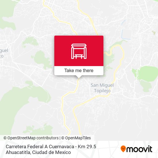Carretera Federal A Cuernavaca - Km 29.5 Ahuacatitla map