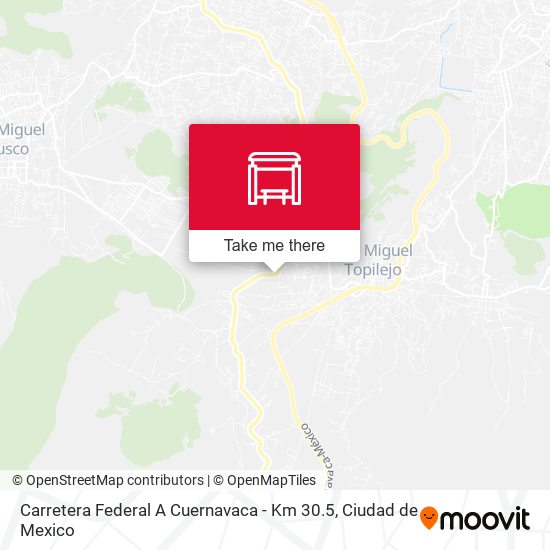 Carretera Federal A Cuernavaca - Km 30.5 map