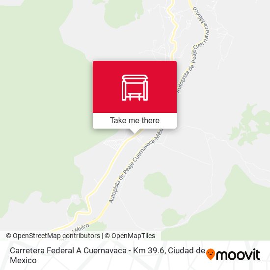 Carretera Federal A Cuernavaca - Km 39.6 map