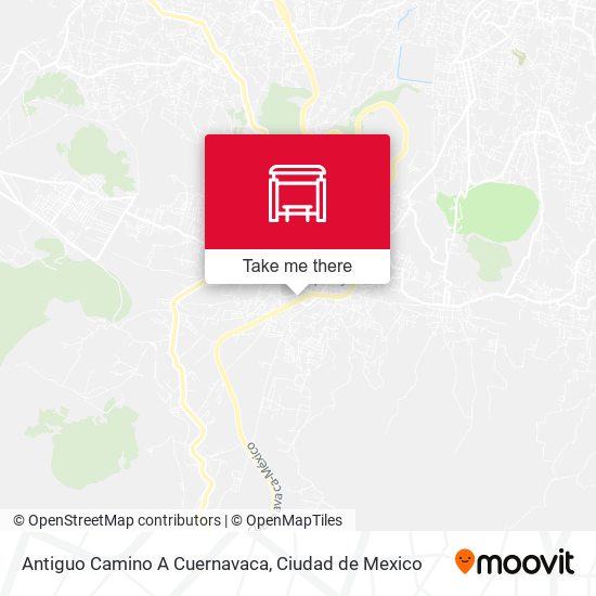 Antiguo Camino A Cuernavaca map