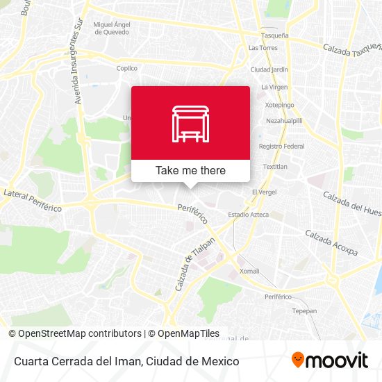 Mapa de Cuarta Cerrada del Iman