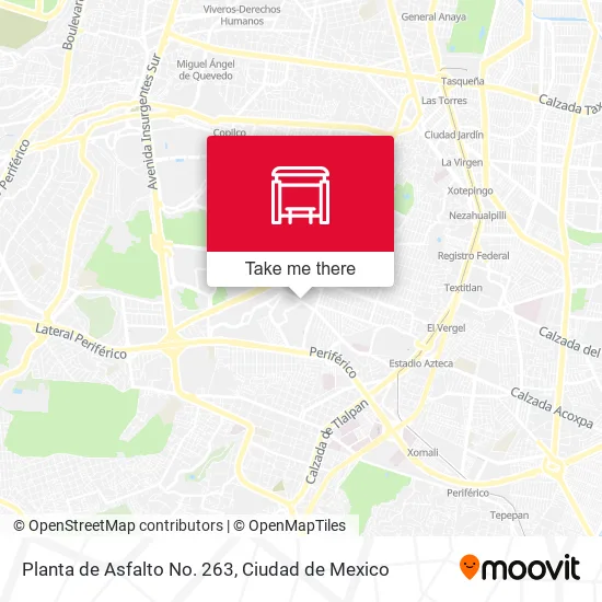 Planta de Asfalto No. 263 map