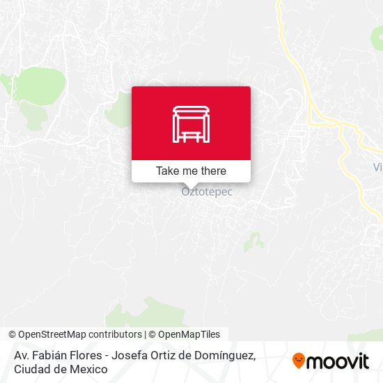 Av. Fabián Flores - Josefa Ortiz de Domínguez map