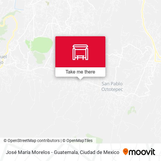 Mapa de José María Morelos - Guatemala
