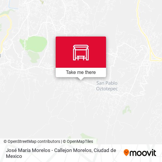 José María Morelos - Callejon Morelos map