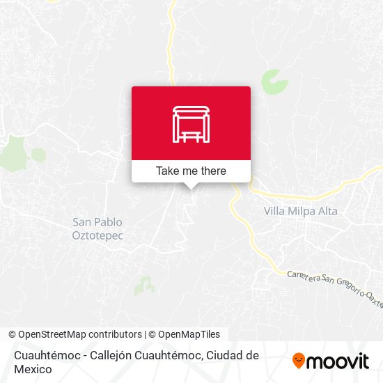 Cuauhtémoc - Callejón Cuauhtémoc map