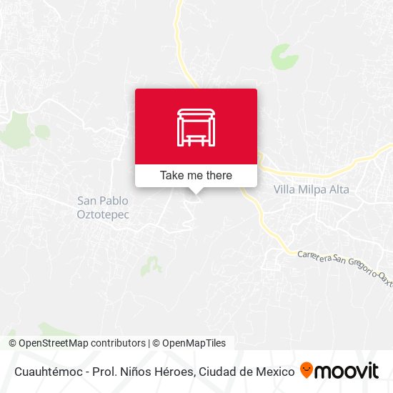 Cuauhtémoc - Prol. Niños Héroes map